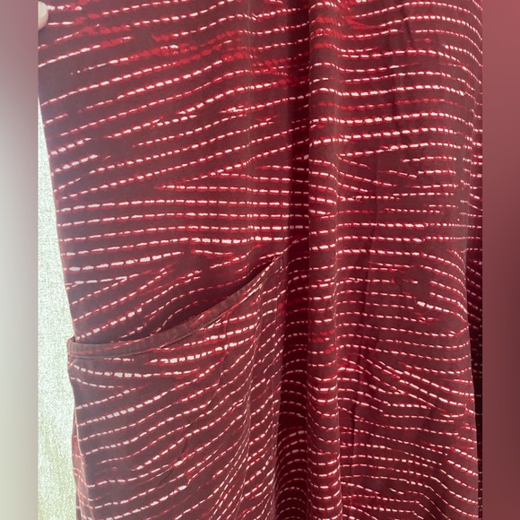 Free People Movement Printed Hotshot jumpsuit Merlot Burgundy Dot Pattern Sz M - Picture 3 of 5